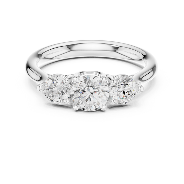 Talia Flat Edge Modern Lab Grown Diamond Ring
