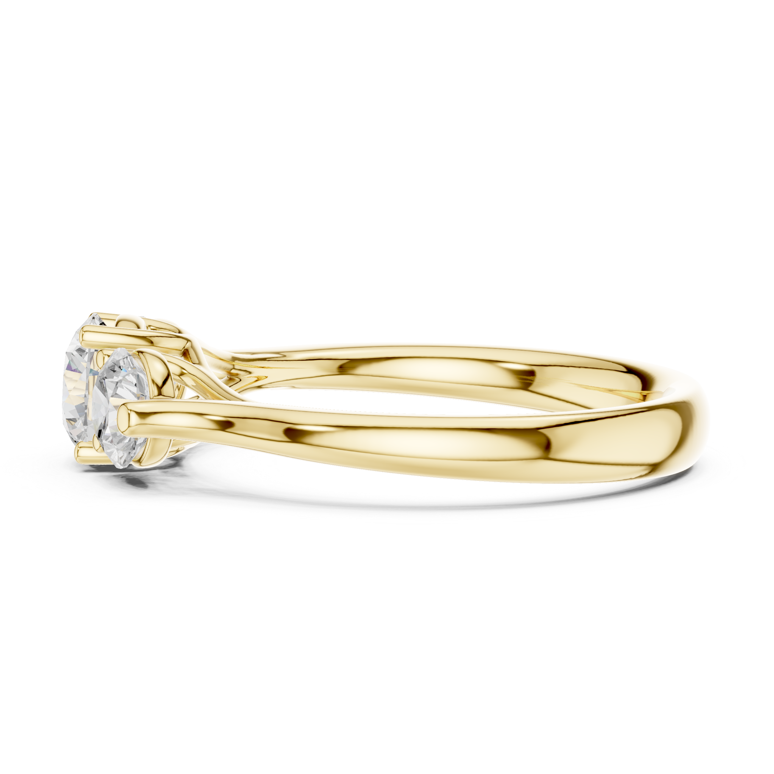 Talia Flat Edge Modern Lab Grown Diamond Ring