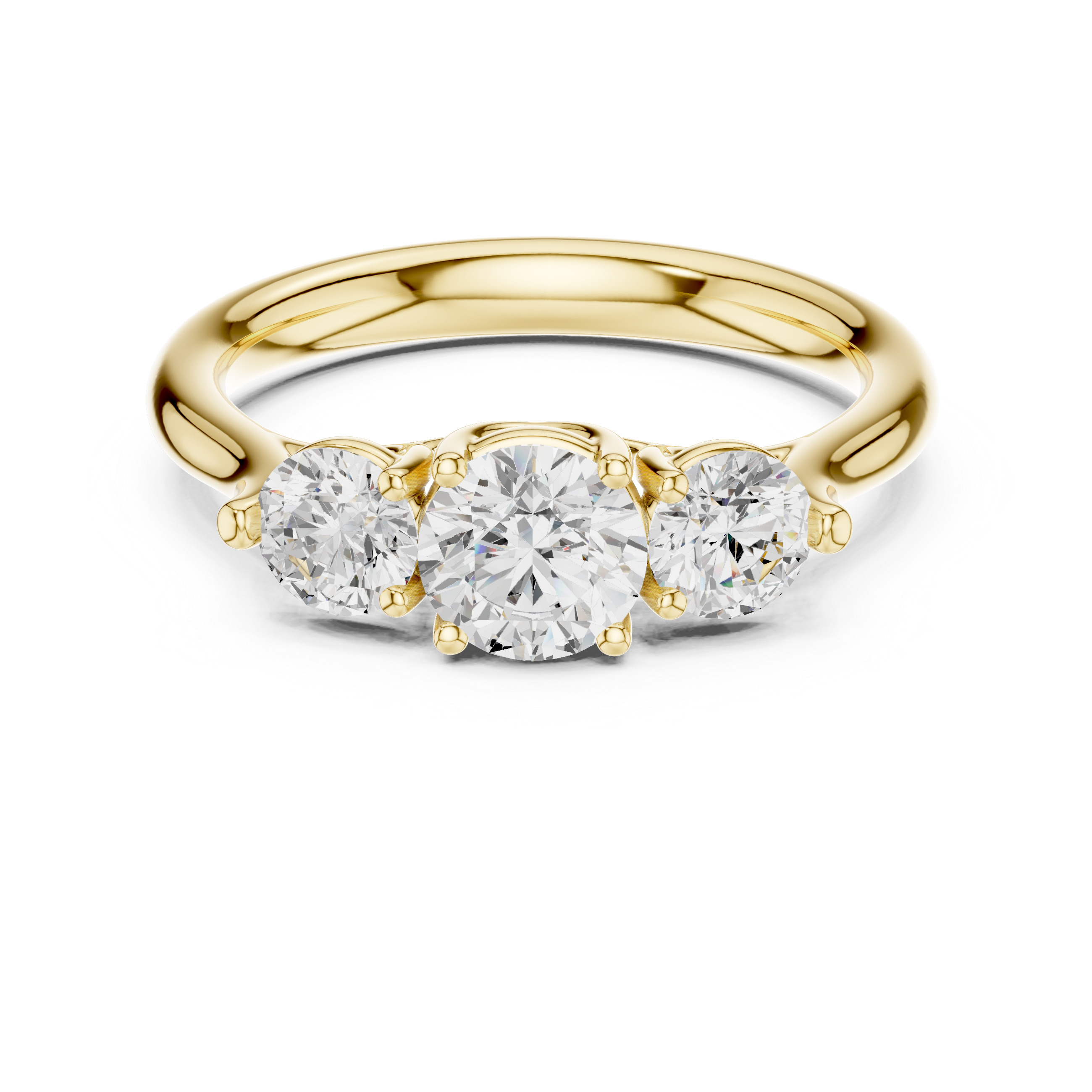 Talia Flat Edge Modern Lab Grown Diamond Ring