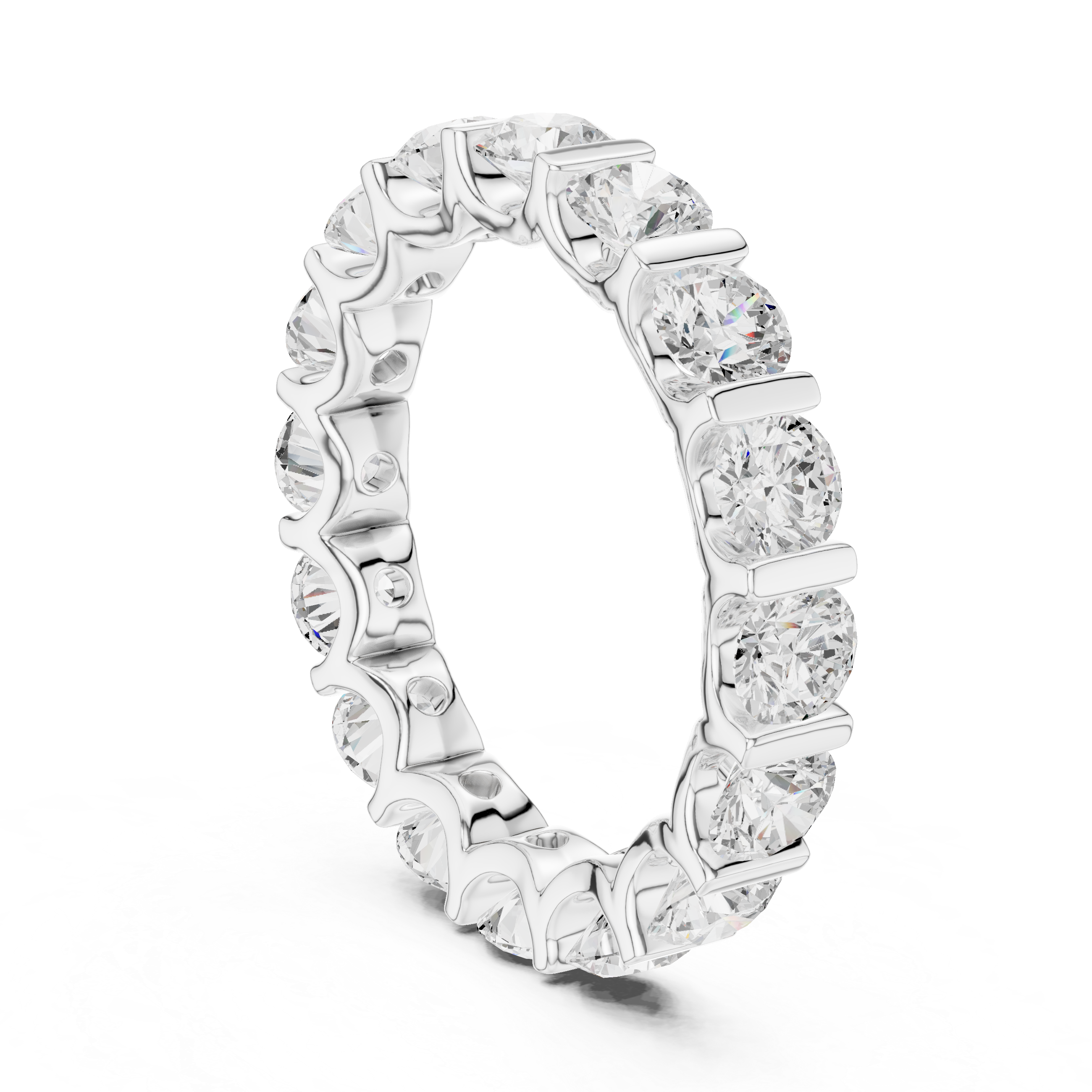 Lila Pear Shape Three Stone Lab Grown Diamond Ring