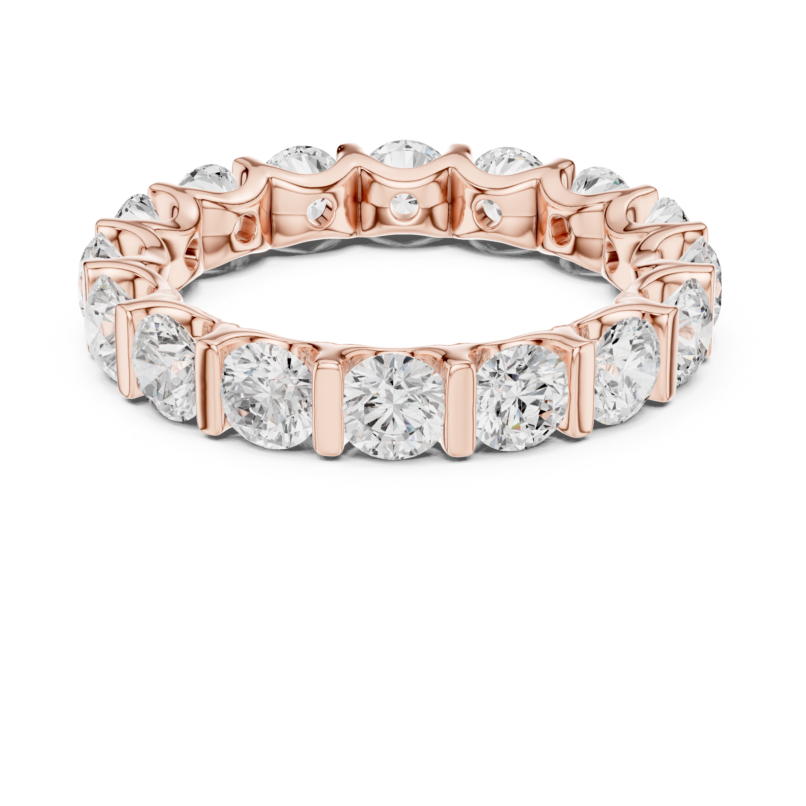 Lila Pear Shape Three Stone Lab Grown Diamond Ring