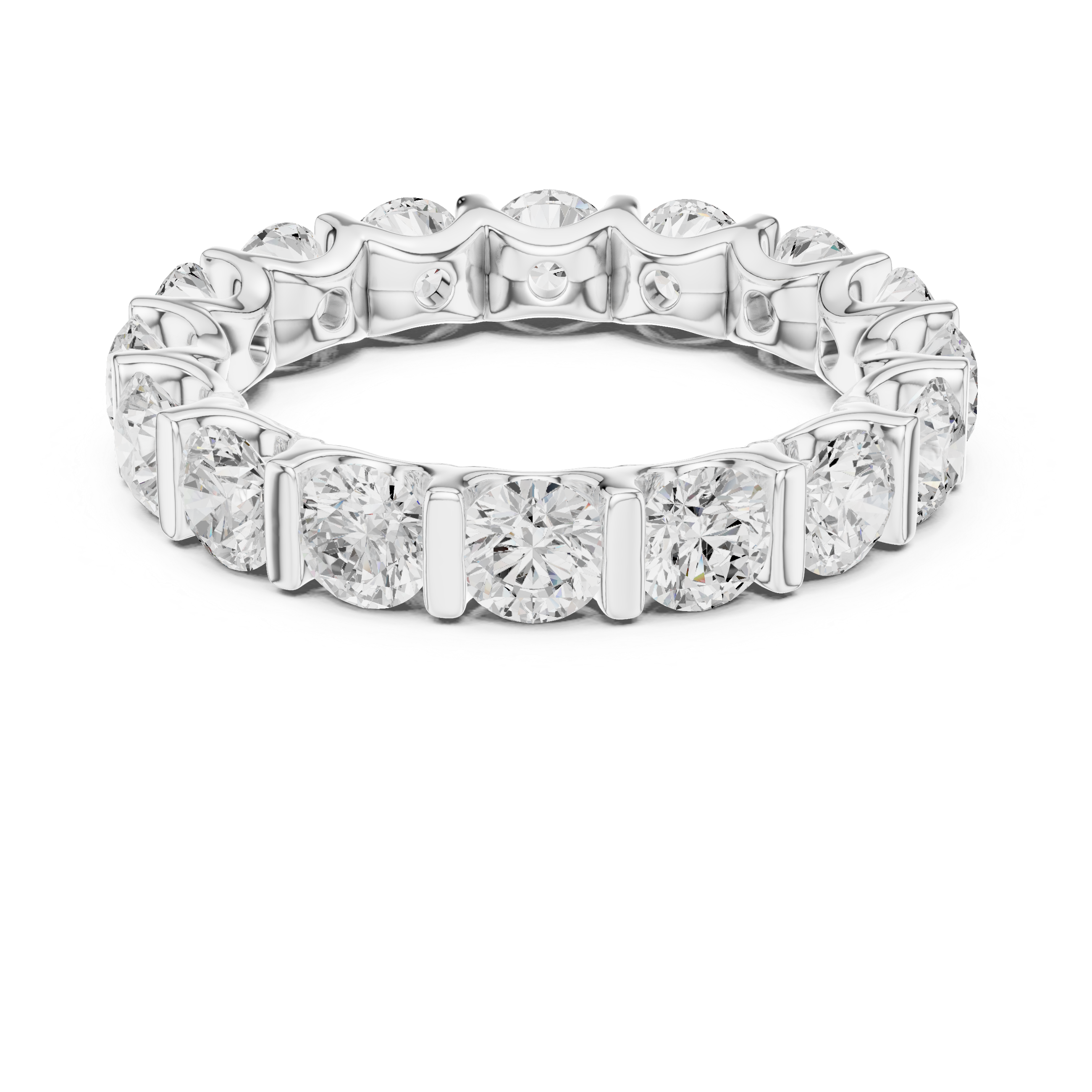 Lila Pear Shape Three Stone Lab Grown Diamond Ring