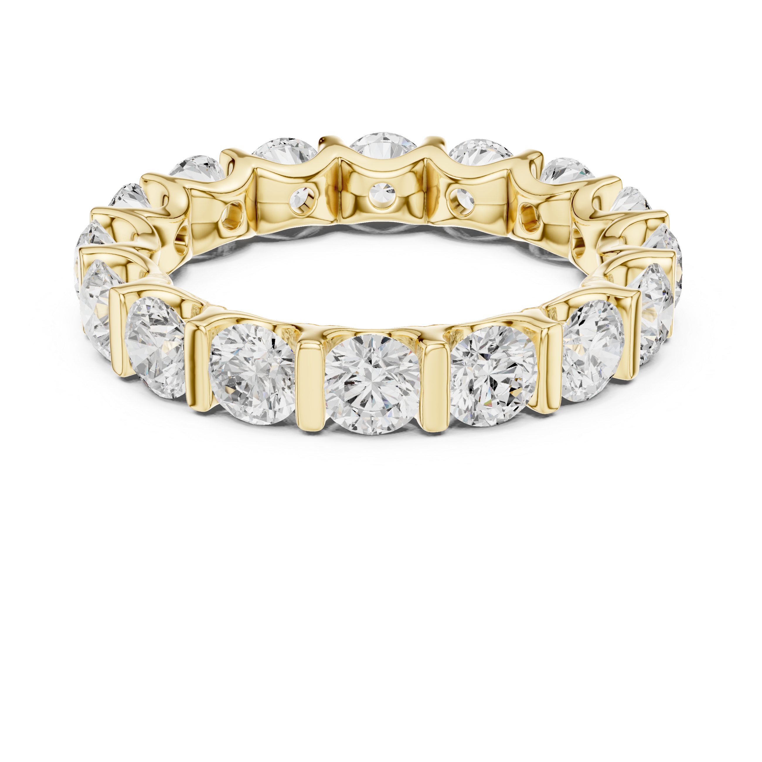 Lila Pear Shape Three Stone Lab Grown Diamond Ring