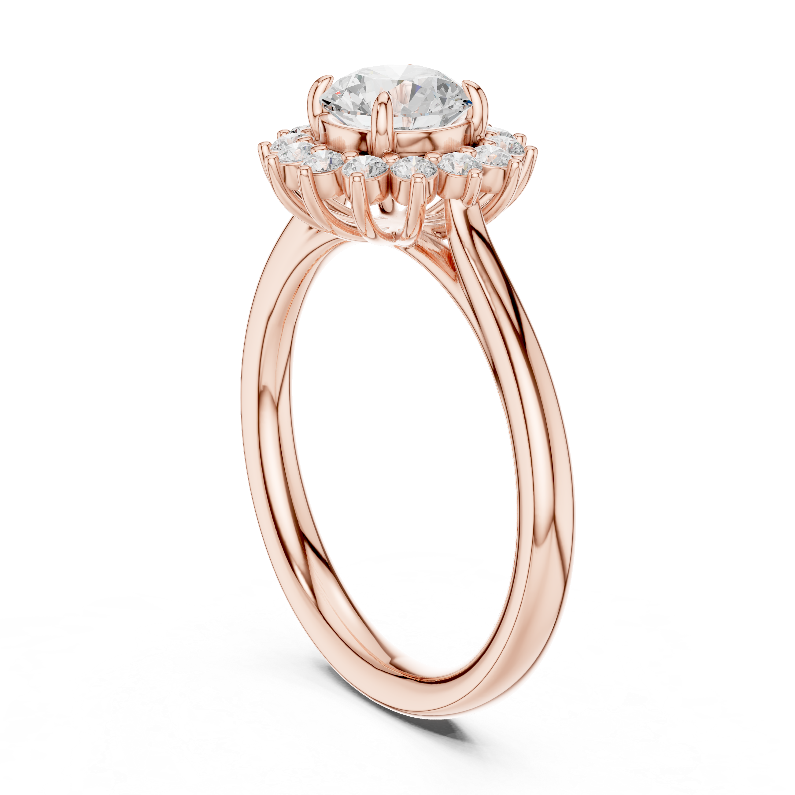Rowan Asscher Cut Solitaire Lab Grown Diamond Ring