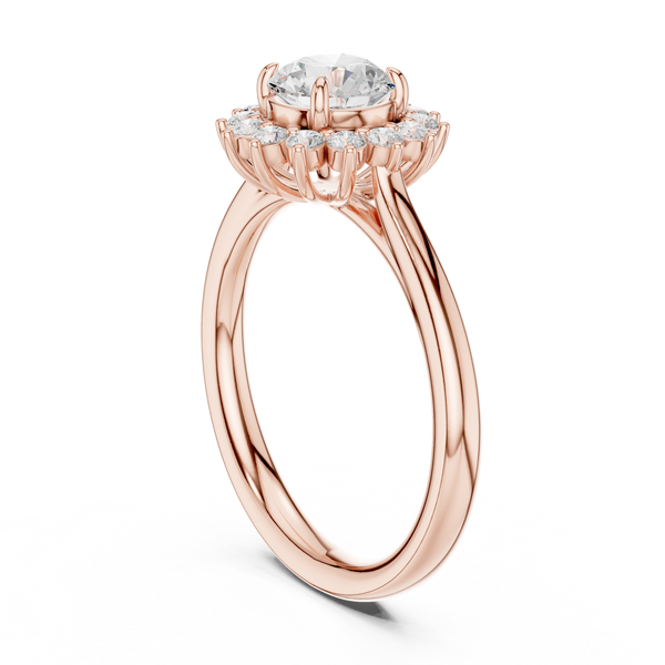 Rowan Asscher Cut Solitaire Lab Grown Diamond Ring