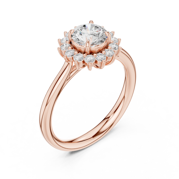 Rowan Asscher Cut Solitaire Lab Grown Diamond Ring