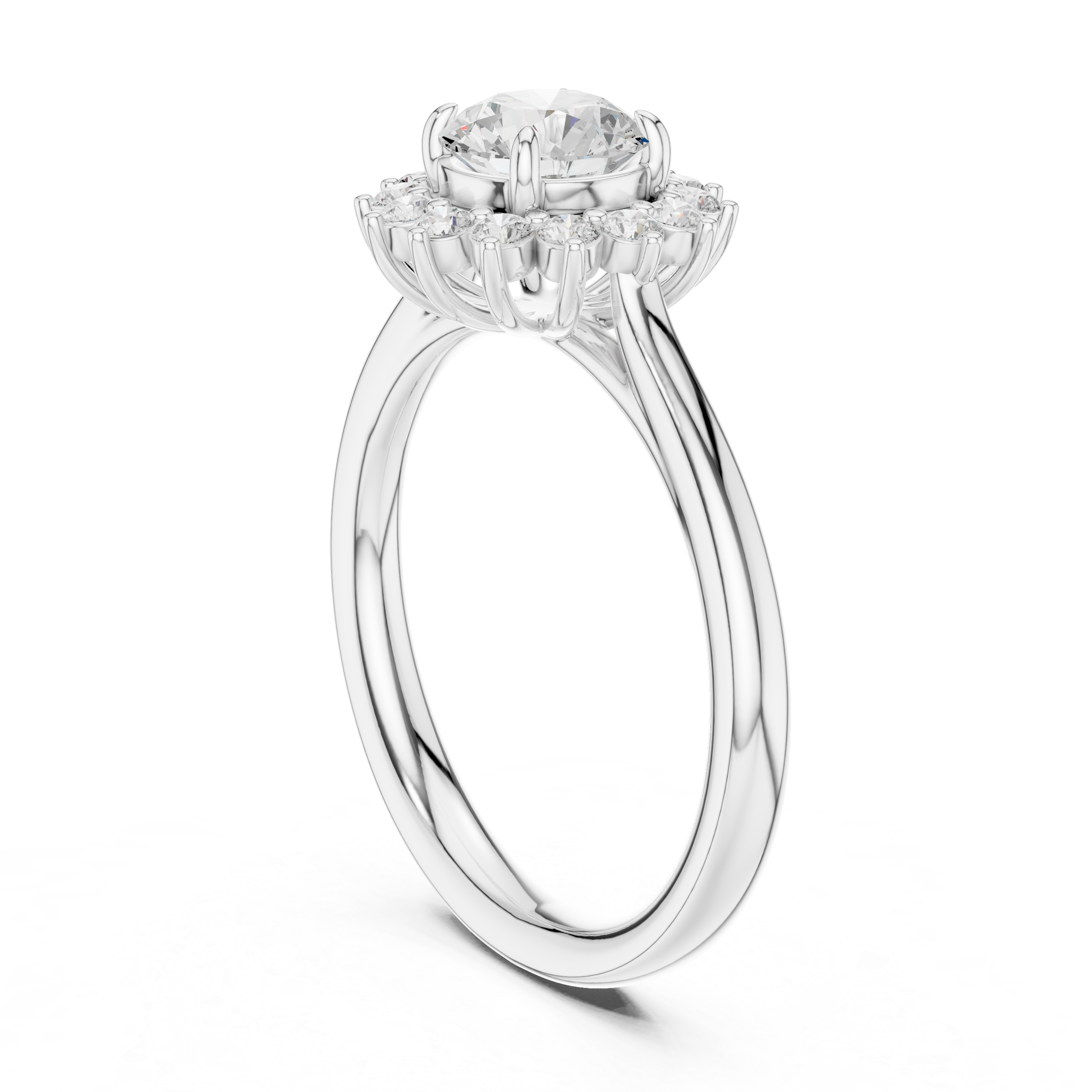 Rowan Asscher Cut Solitaire Lab Grown Diamond Ring