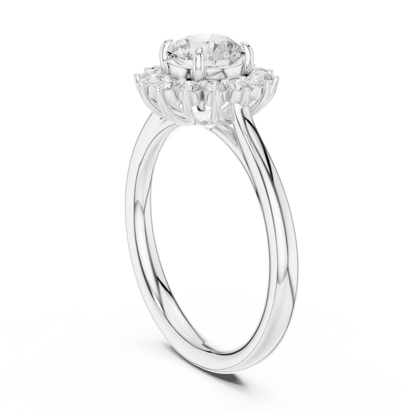 Rowan Asscher Cut Solitaire Lab Grown Diamond Ring