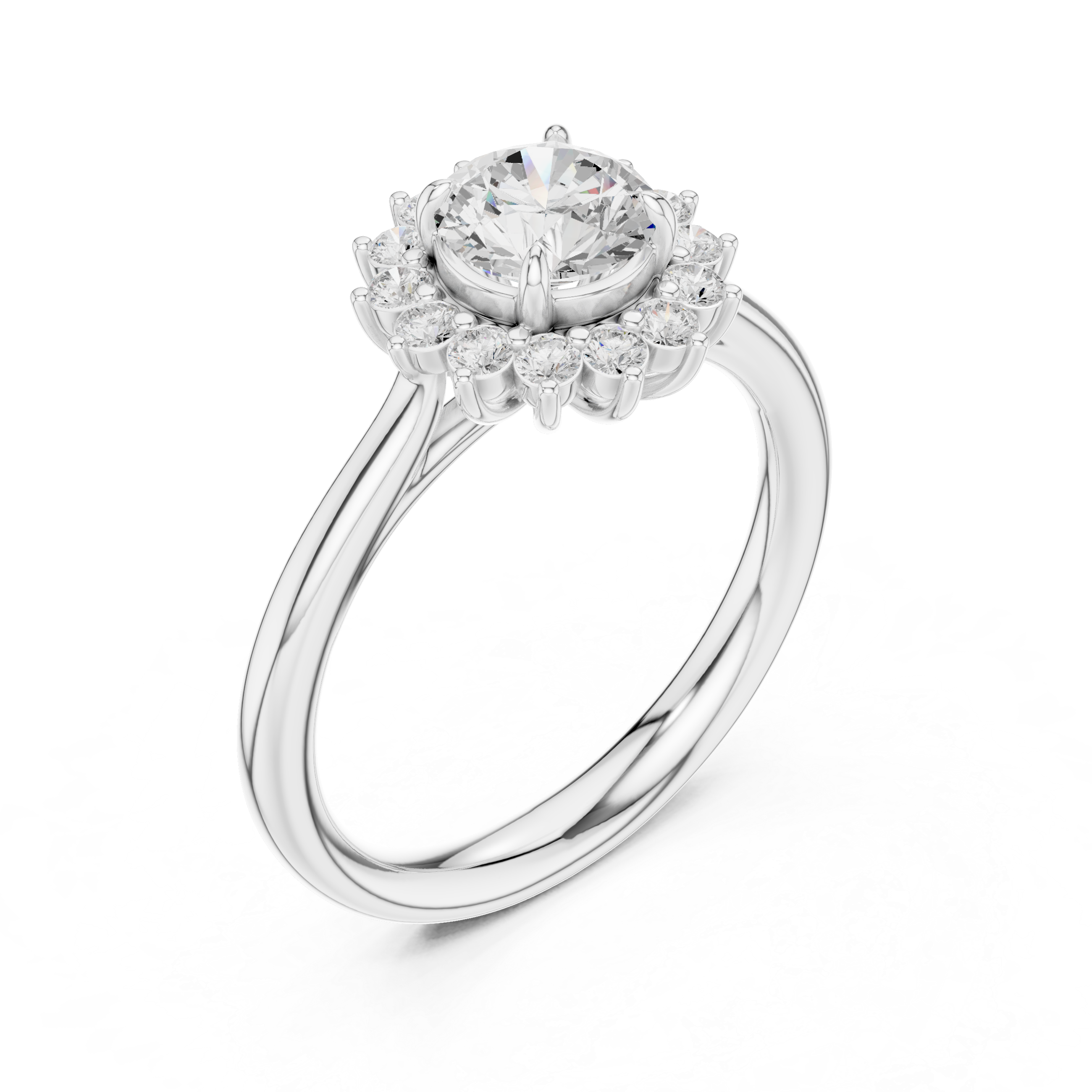 Rowan Asscher Cut Solitaire Lab Grown Diamond Ring