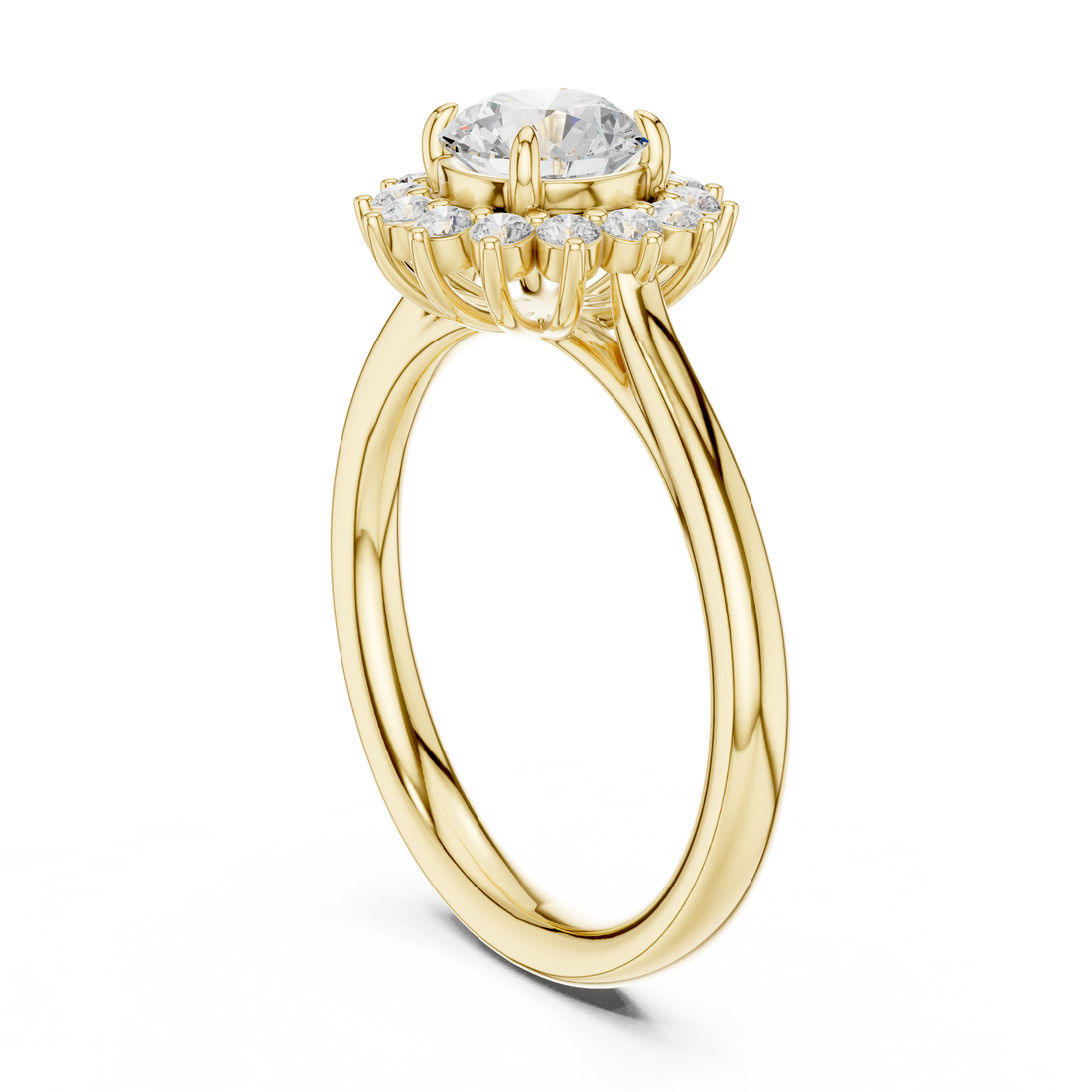 Rowan Asscher Cut Solitaire Lab Grown Diamond Ring