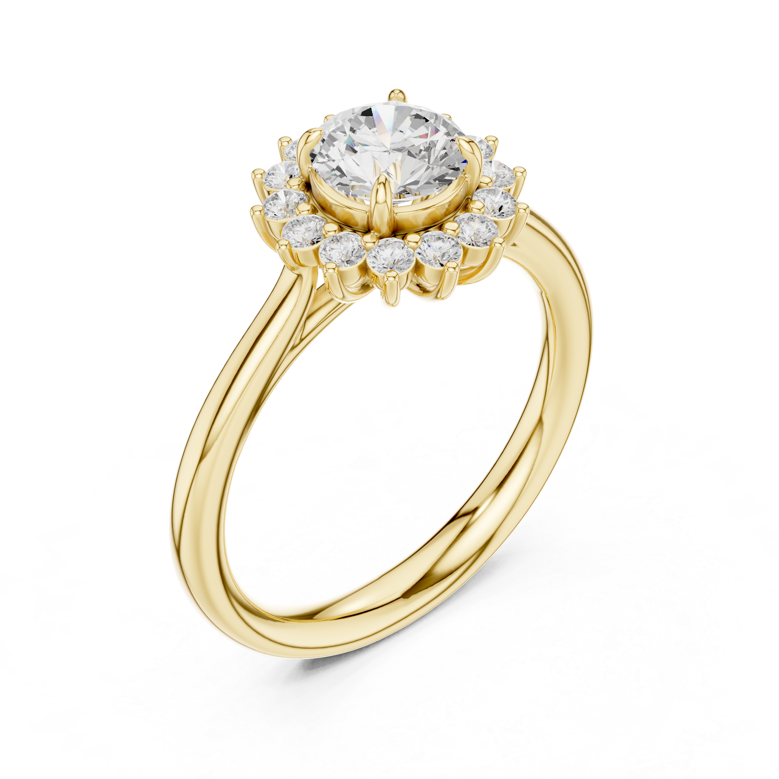 Rowan Asscher Cut Solitaire Lab Grown Diamond Ring