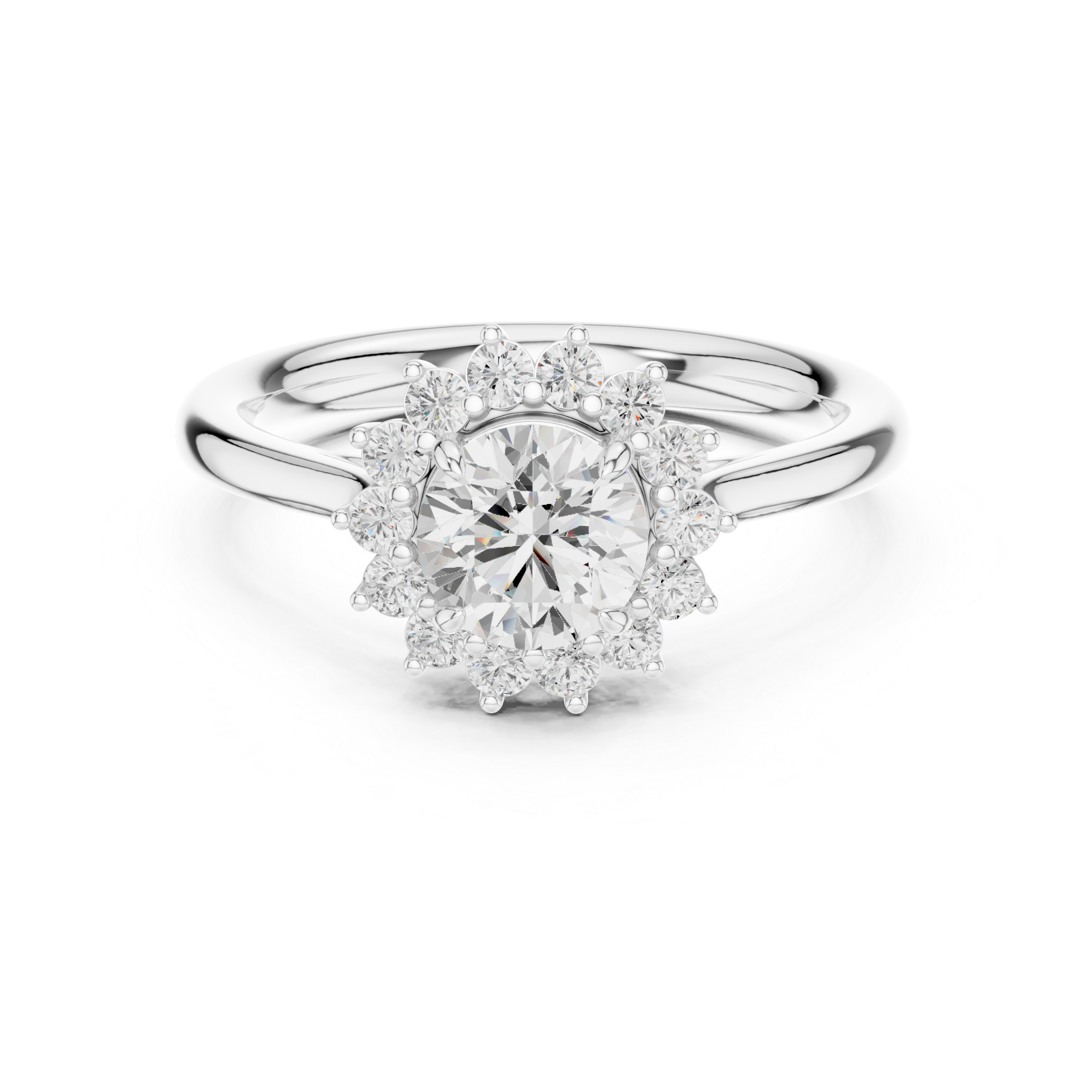 Rowan Asscher Cut Solitaire Lab Grown Diamond Ring