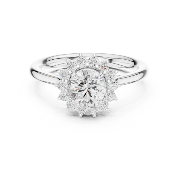 Rowan Asscher Cut Solitaire Lab Grown Diamond Ring