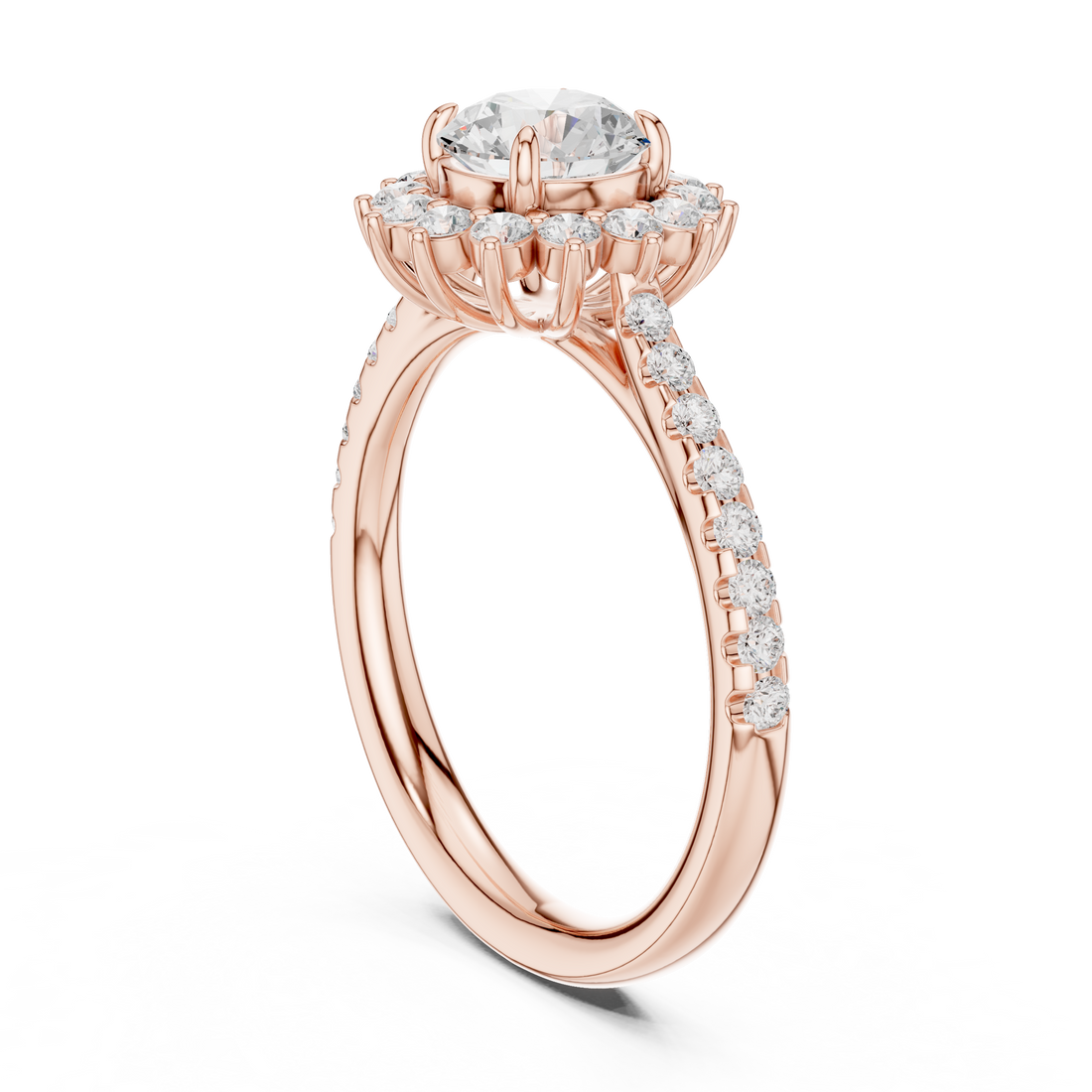 Athena Regal Shield Geometric Lab Grown Diamond Ring