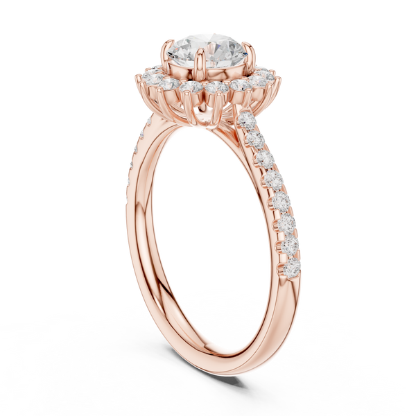 Athena Regal Shield Geometric Lab Grown Diamond Ring