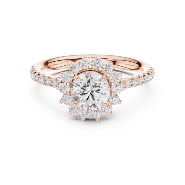 Athena Regal Shield Geometric Lab Grown Diamond Ring