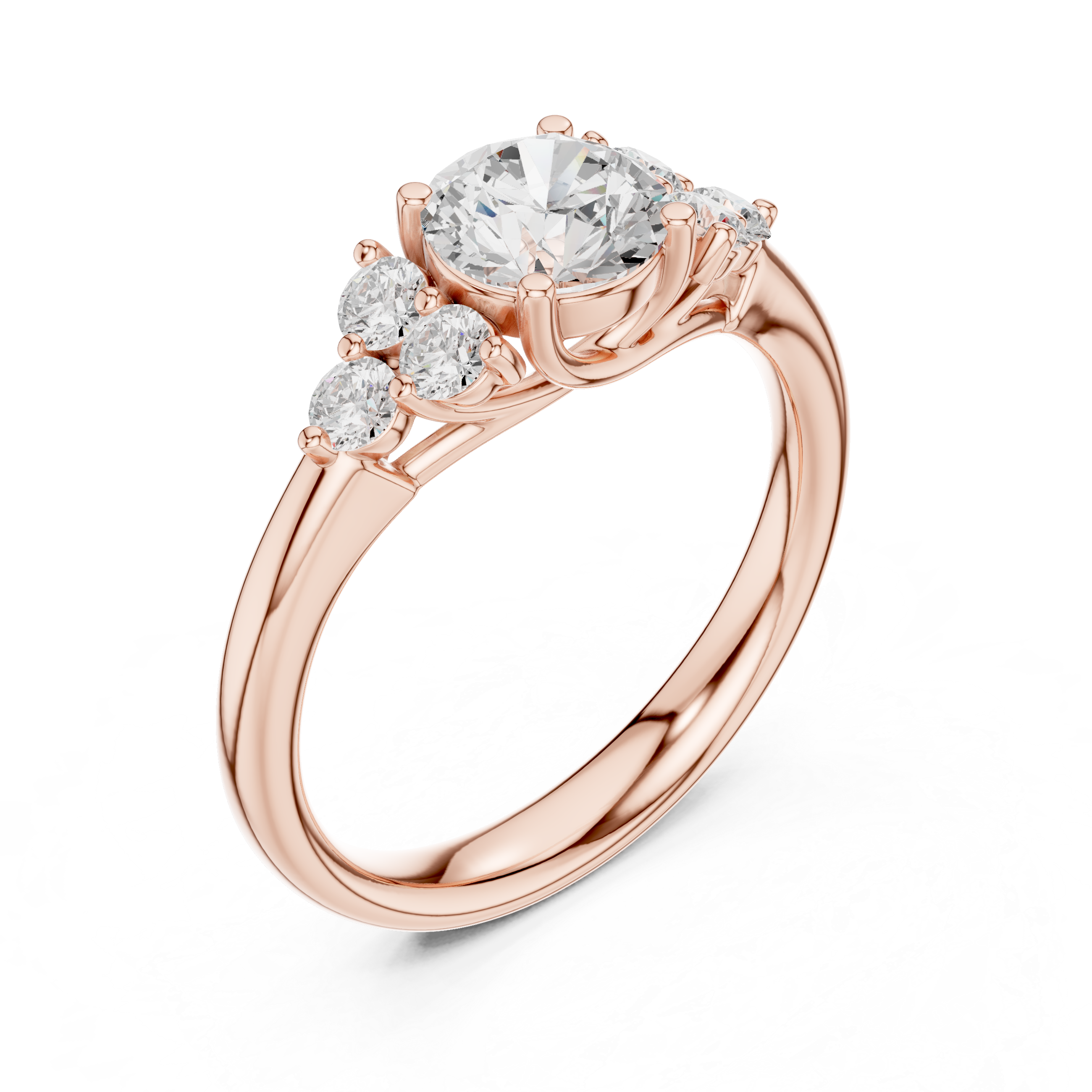 Helena East West Set Lab Grown Diamond Ring