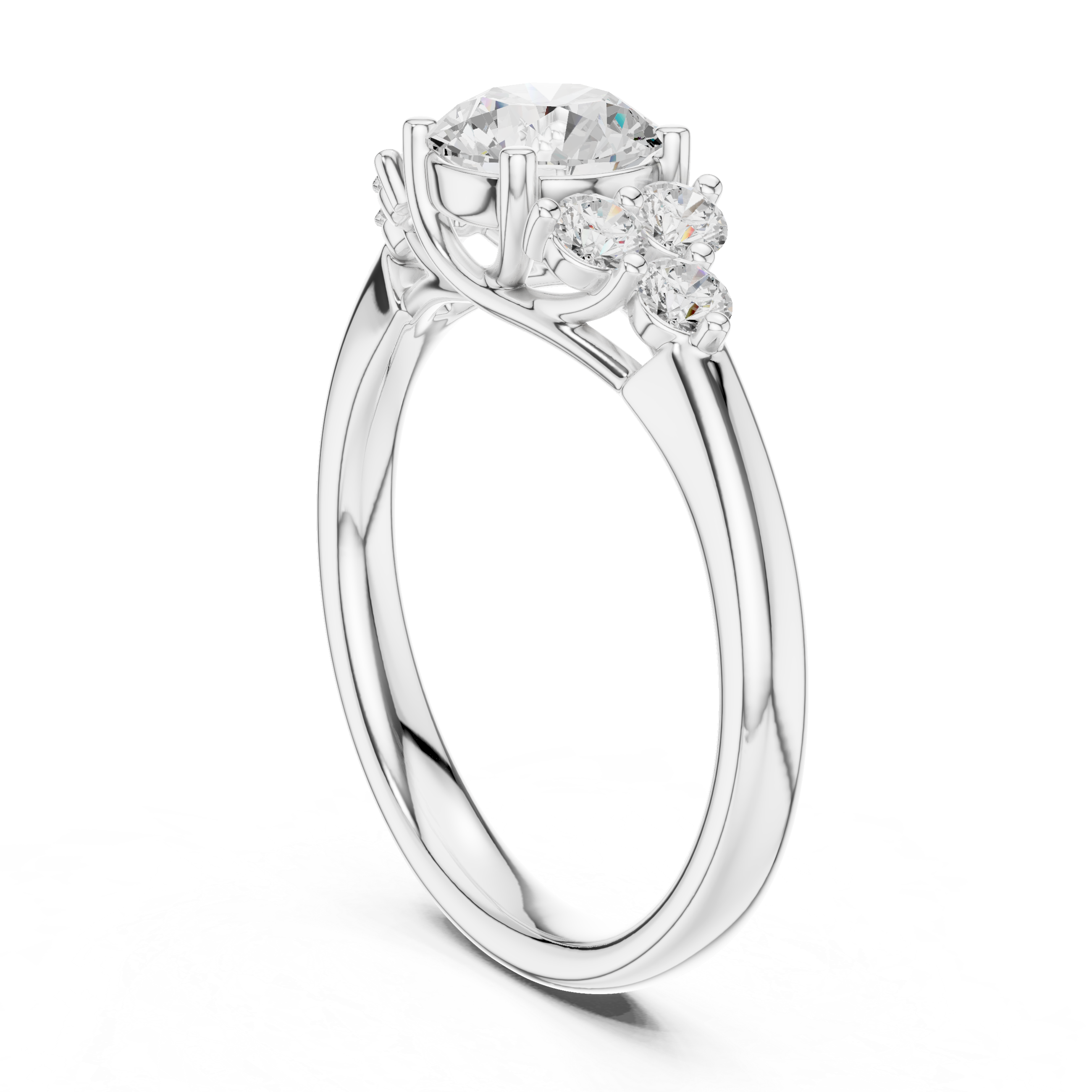 Helena East West Set Lab Grown Diamond Ring