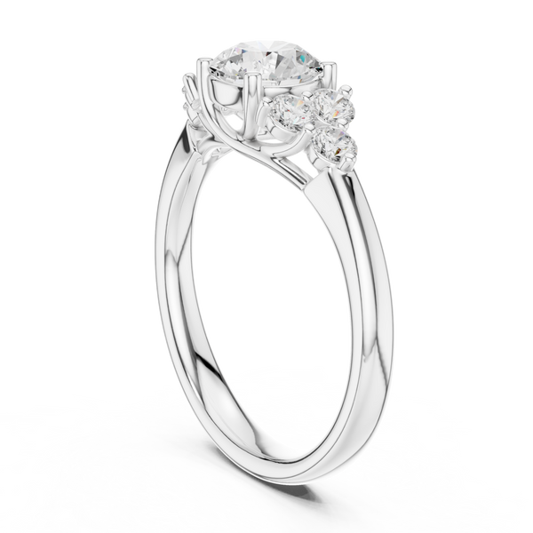 Helena East West Set Lab Grown Diamond Ring