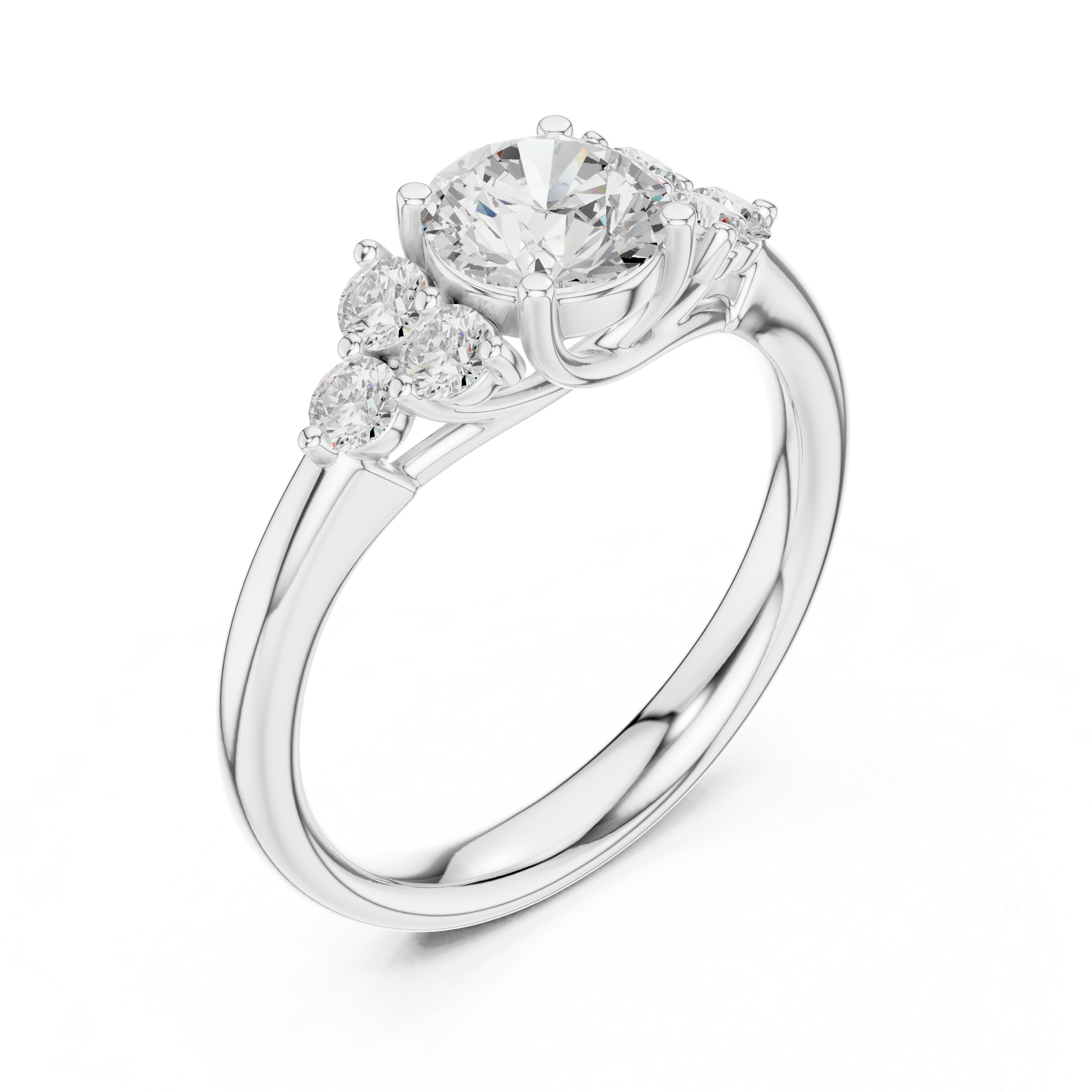 Helena East West Set Lab Grown Diamond Ring