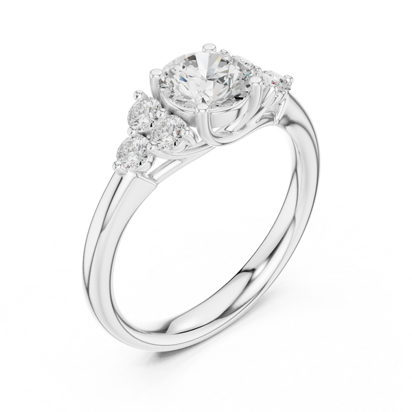 Helena East West Set Lab Grown Diamond Ring
