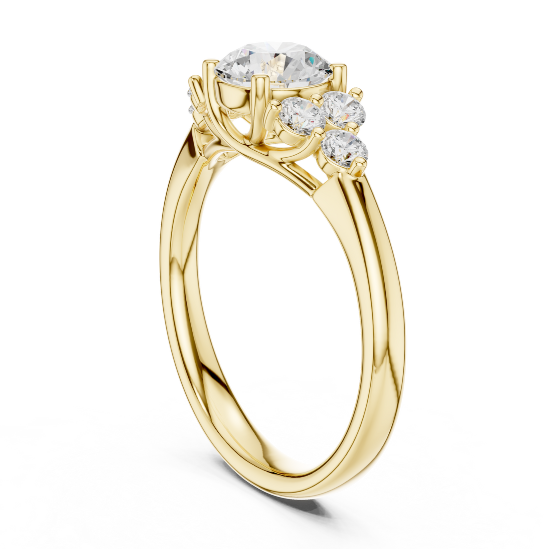 Helena East West Set Lab Grown Diamond Ring