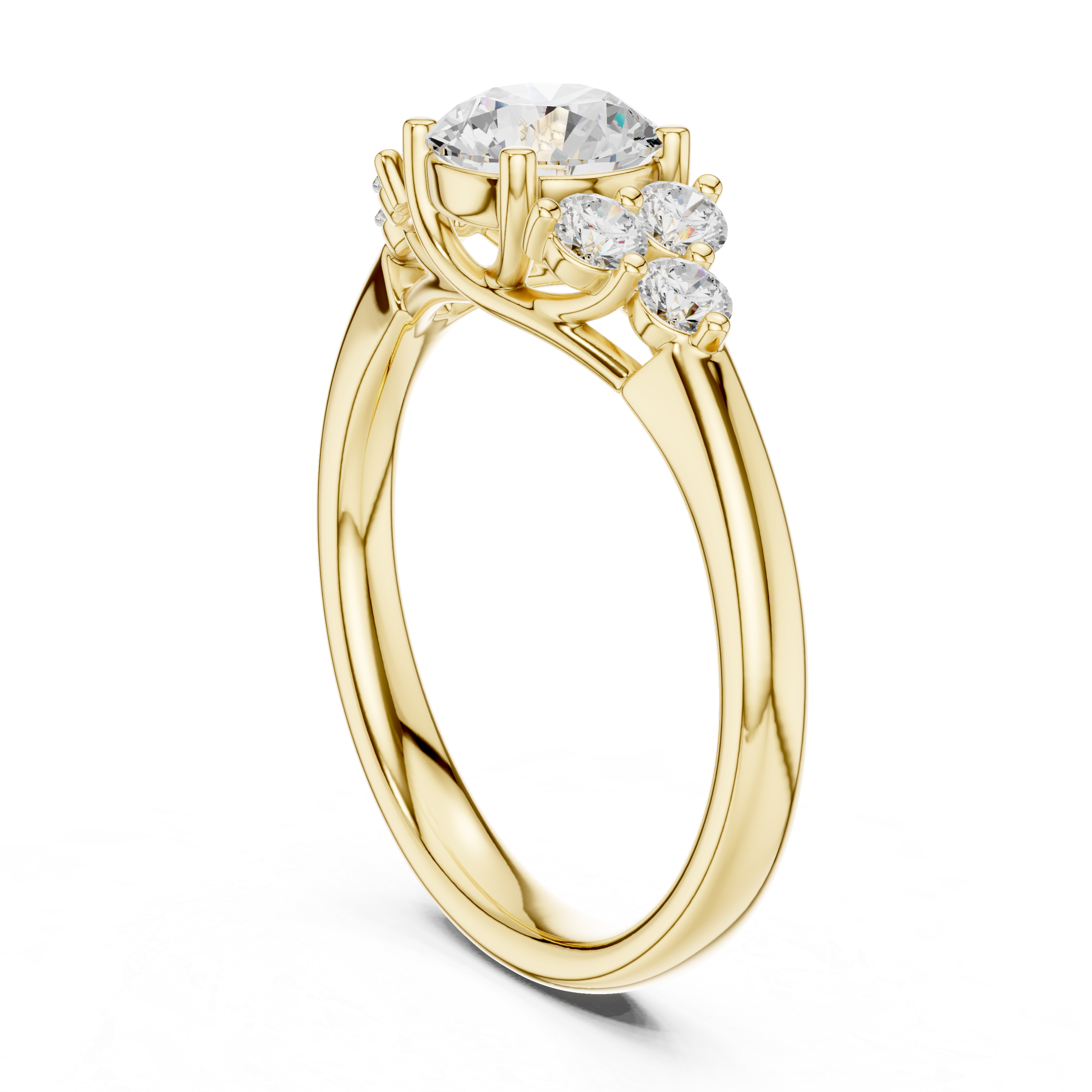 Helena East West Set Lab Grown Diamond Ring