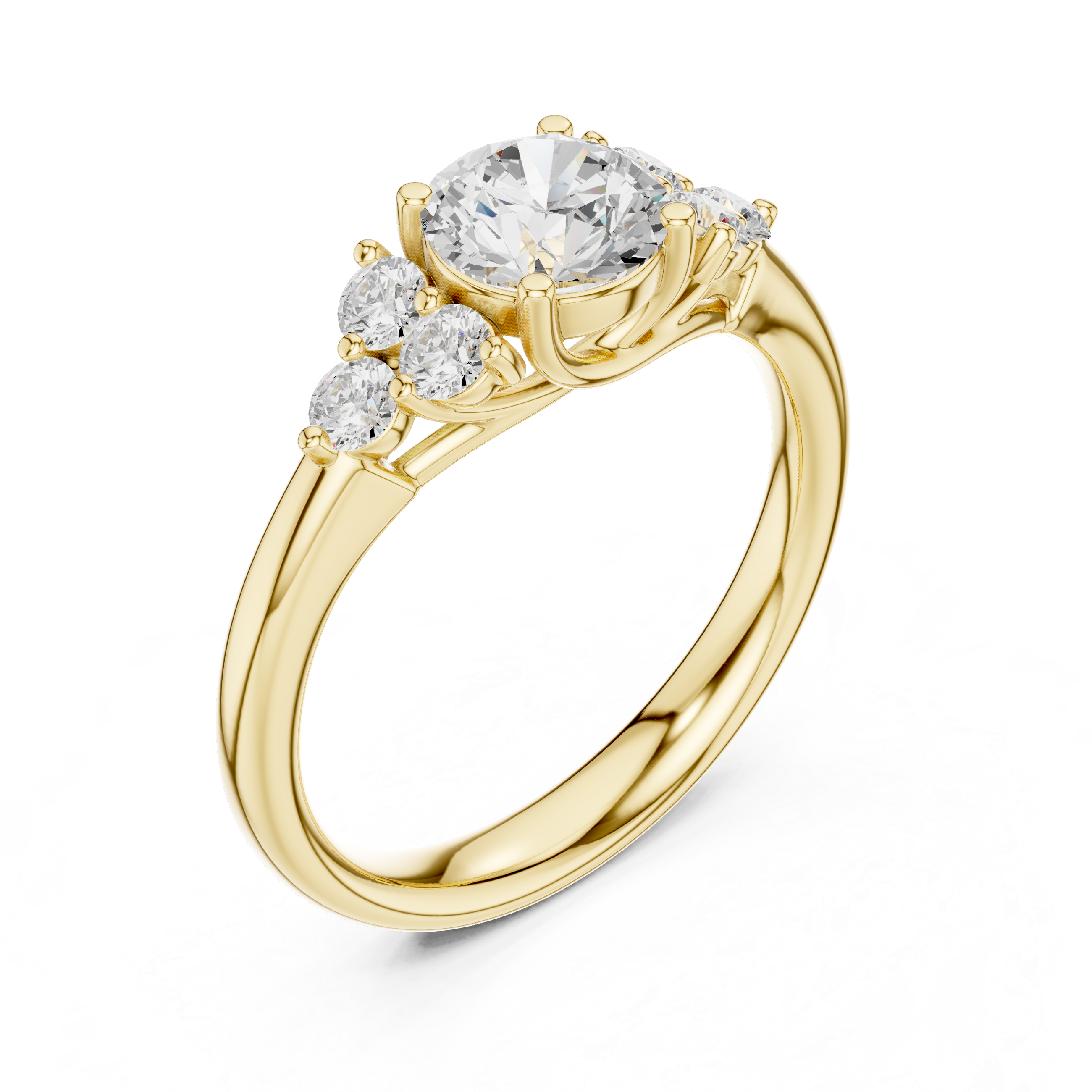 Helena East West Set Lab Grown Diamond Ring