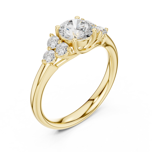 Helena East West Set Lab Grown Diamond Ring