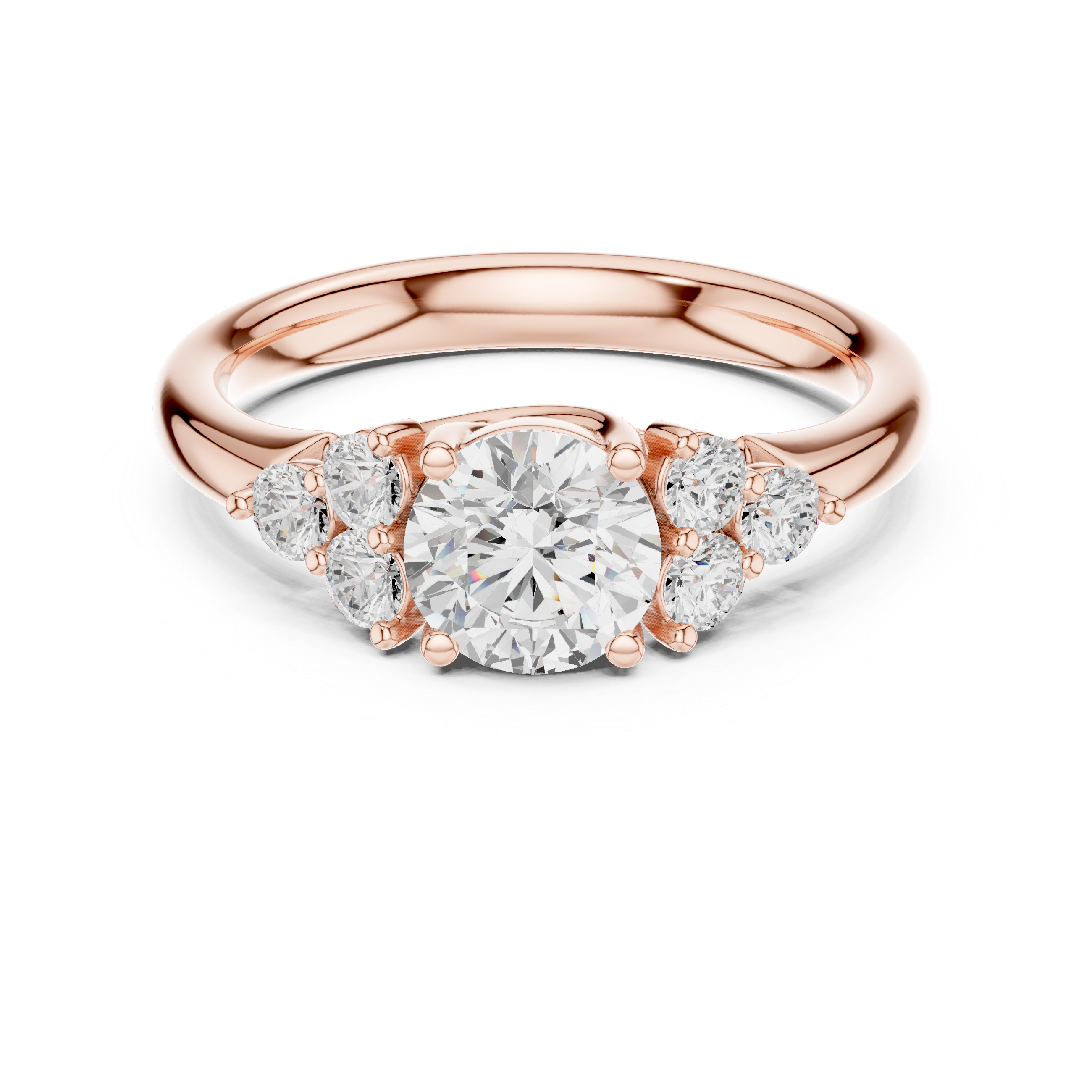 Helena East West Set Lab Grown Diamond Ring