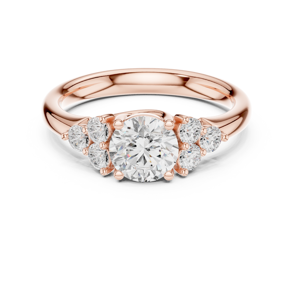 Helena East West Set Lab Grown Diamond Ring