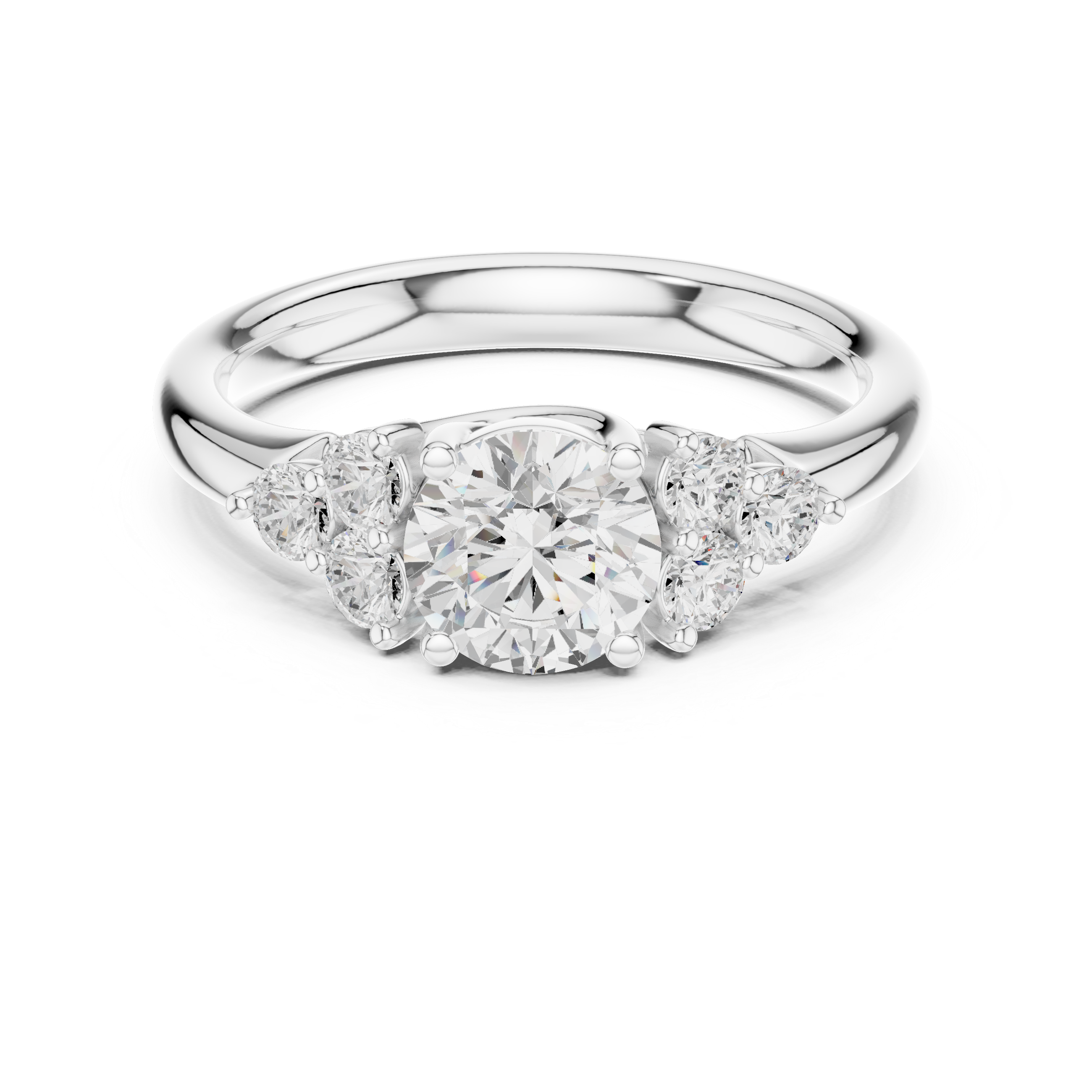 Helena East West Set Lab Grown Diamond Ring