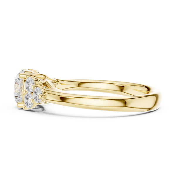 Helena East West Set Lab Grown Diamond Ring