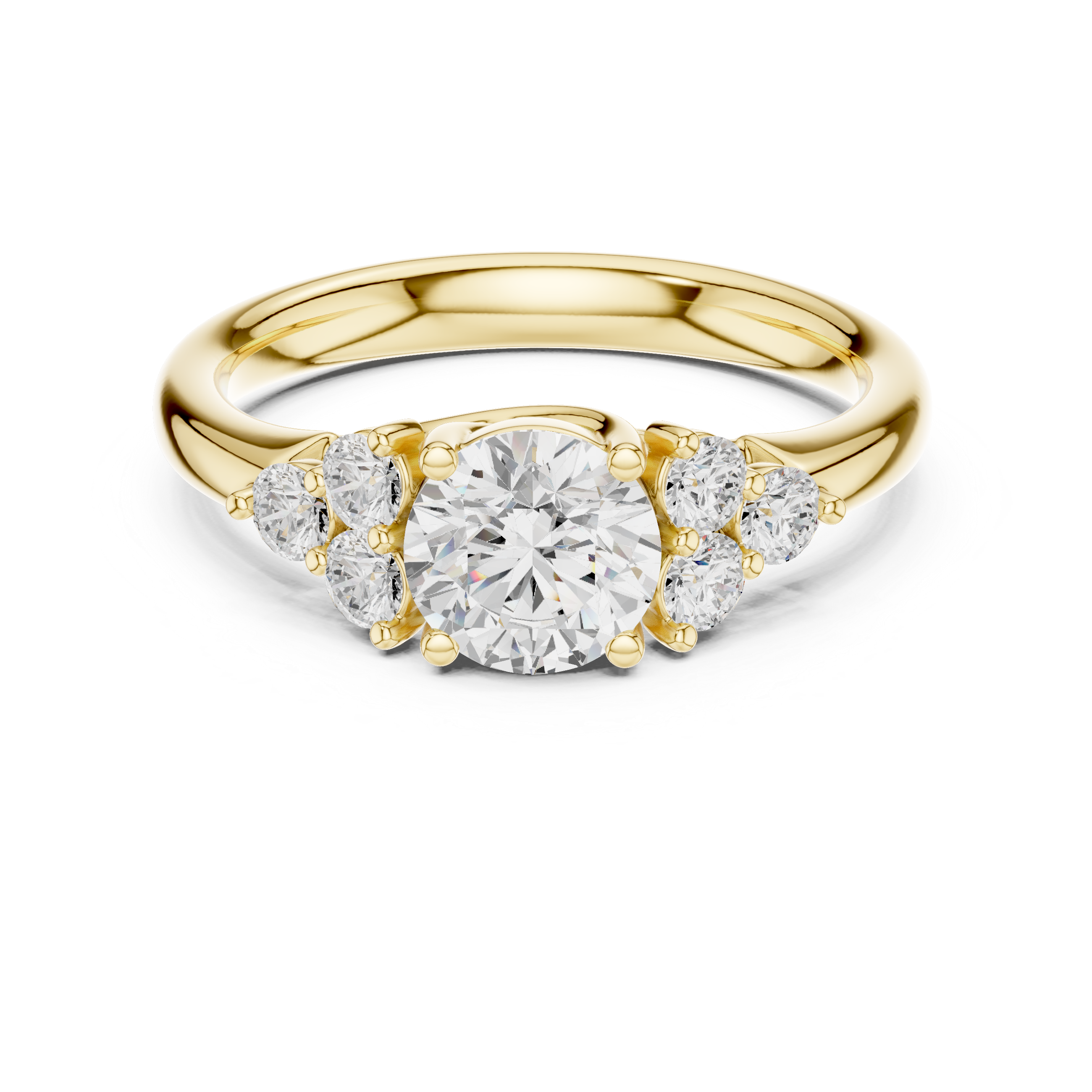 Helena East West Set Lab Grown Diamond Ring
