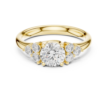 Helena East West Set Lab Grown Diamond Ring