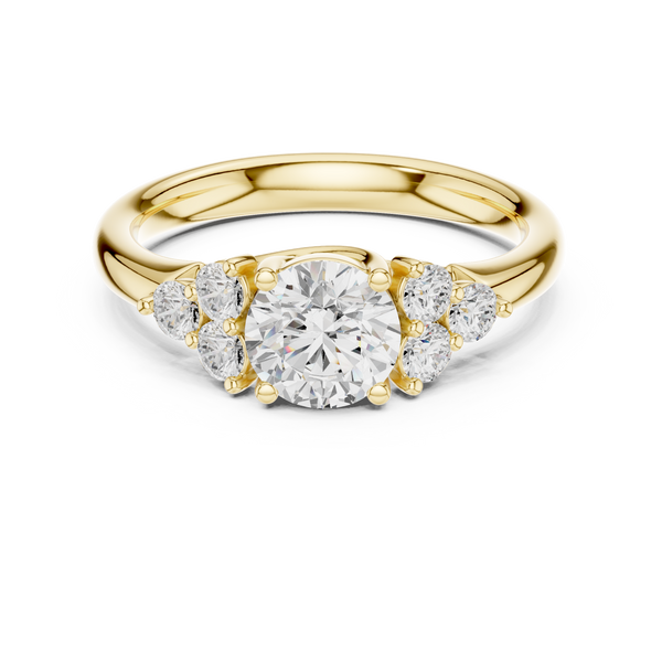 Helena East West Set Lab Grown Diamond Ring