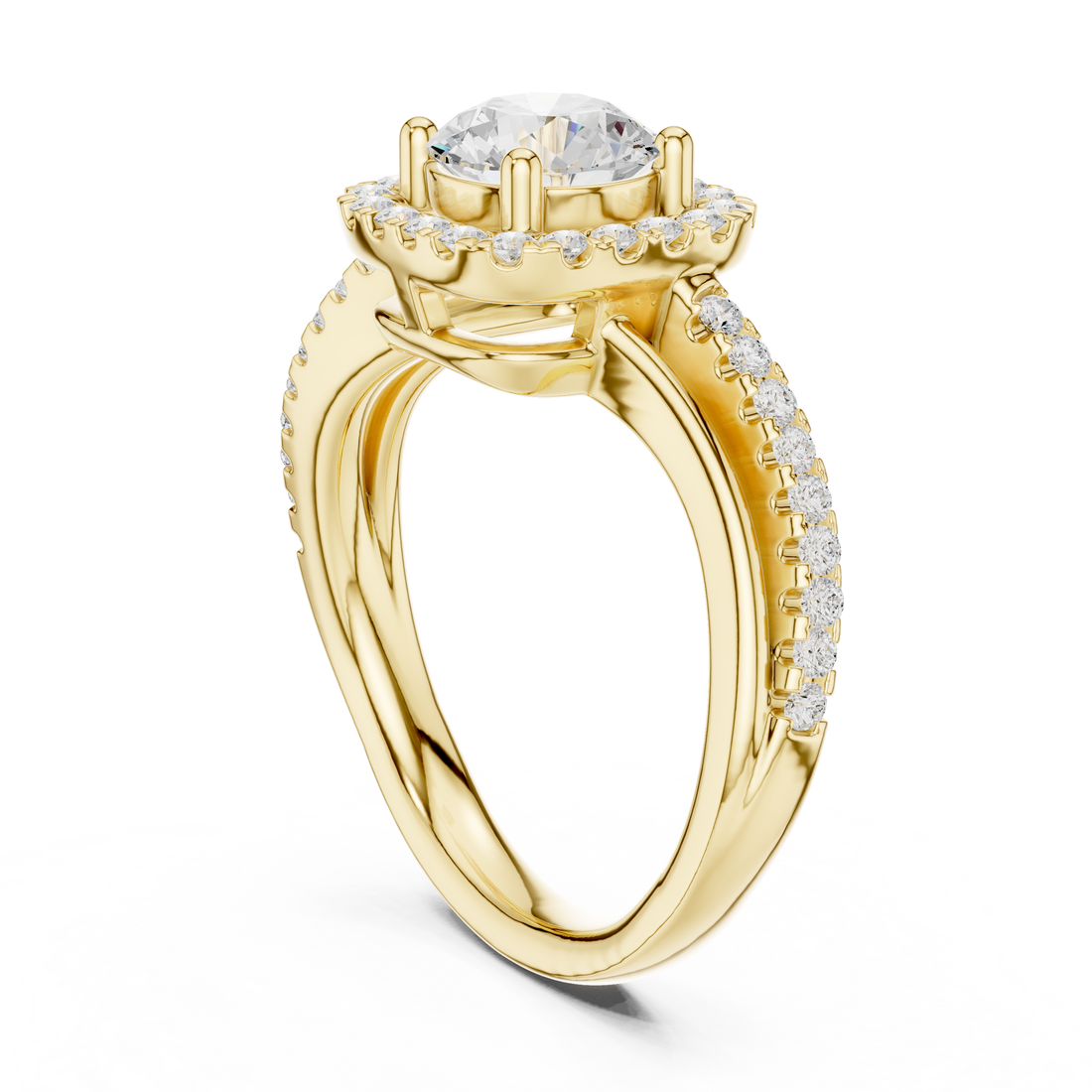 Neva Marquise Cut Three Stone Lab Grown Diamond Ring