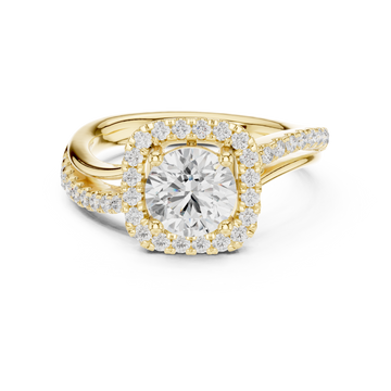 Neva Marquise Cut Three Stone Lab Grown Diamond Ring