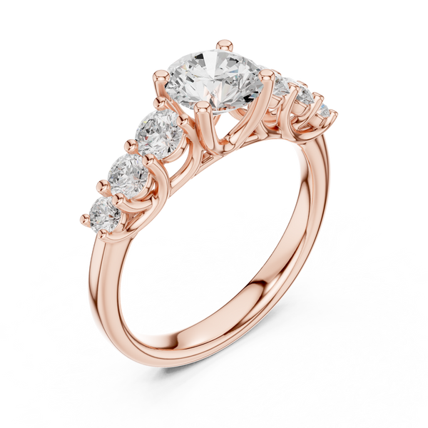 Sari Princess Cut Halo Lab Grown Diamond Ring