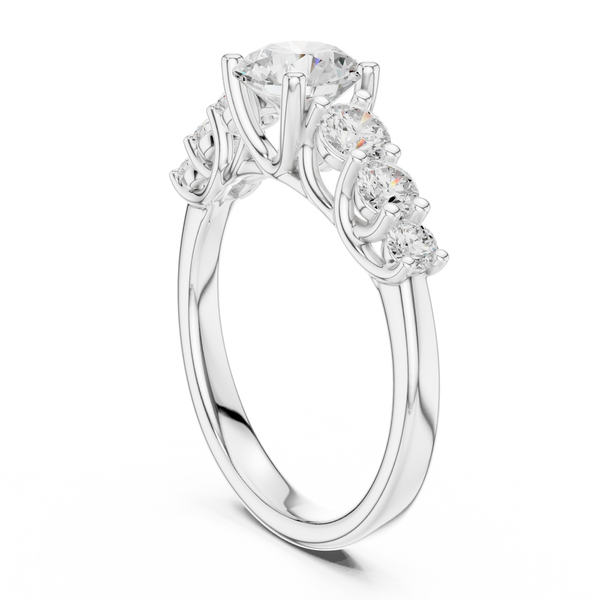 Sari Princess Cut Halo Lab Grown Diamond Ring