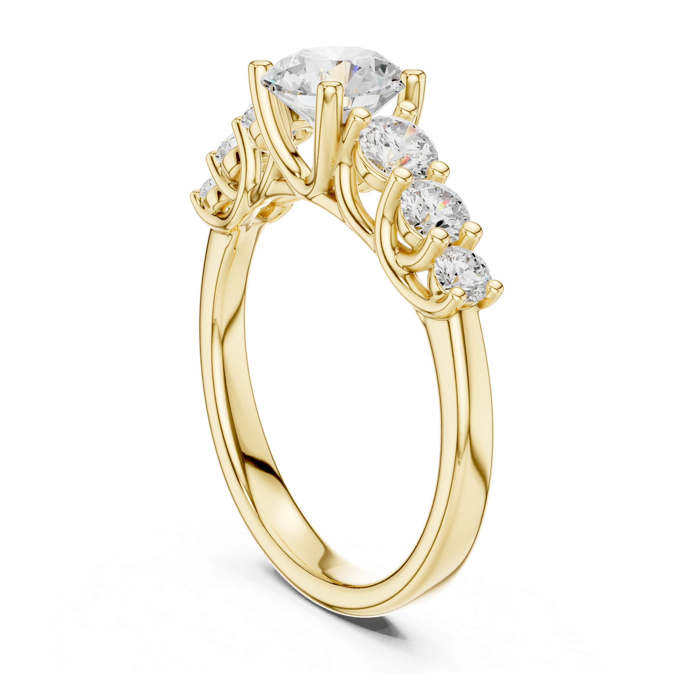 Sari Princess Cut Halo Lab Grown Diamond Ring