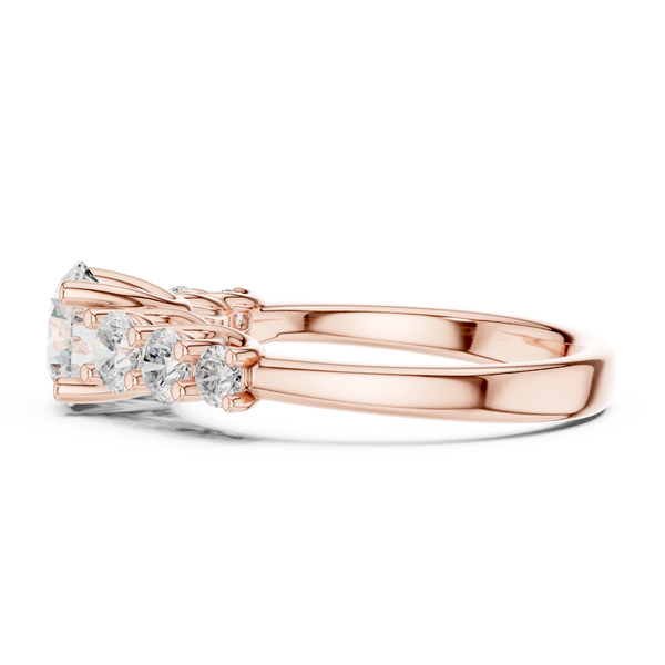 Sari Princess Cut Halo Lab Grown Diamond Ring