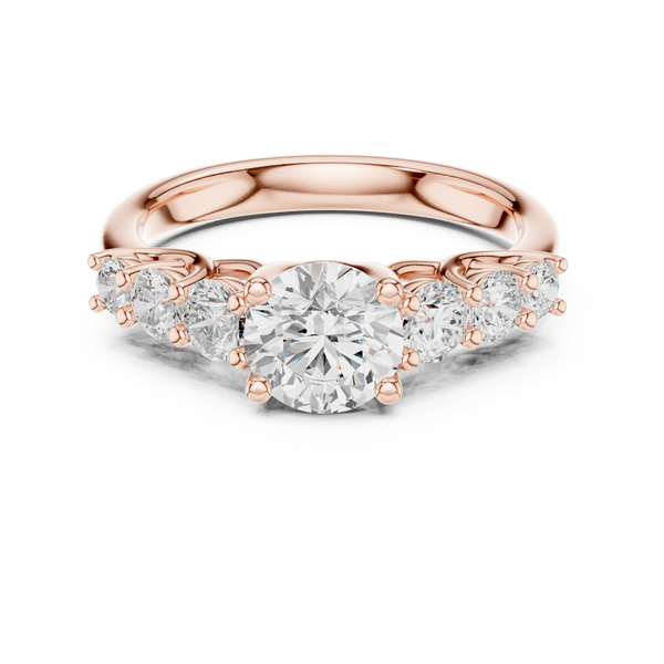 Sari Princess Cut Halo Lab Grown Diamond Ring