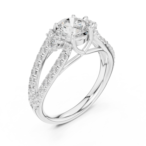 Juliet Romantic Heart Shaped Lab Grown Diamond Ring
