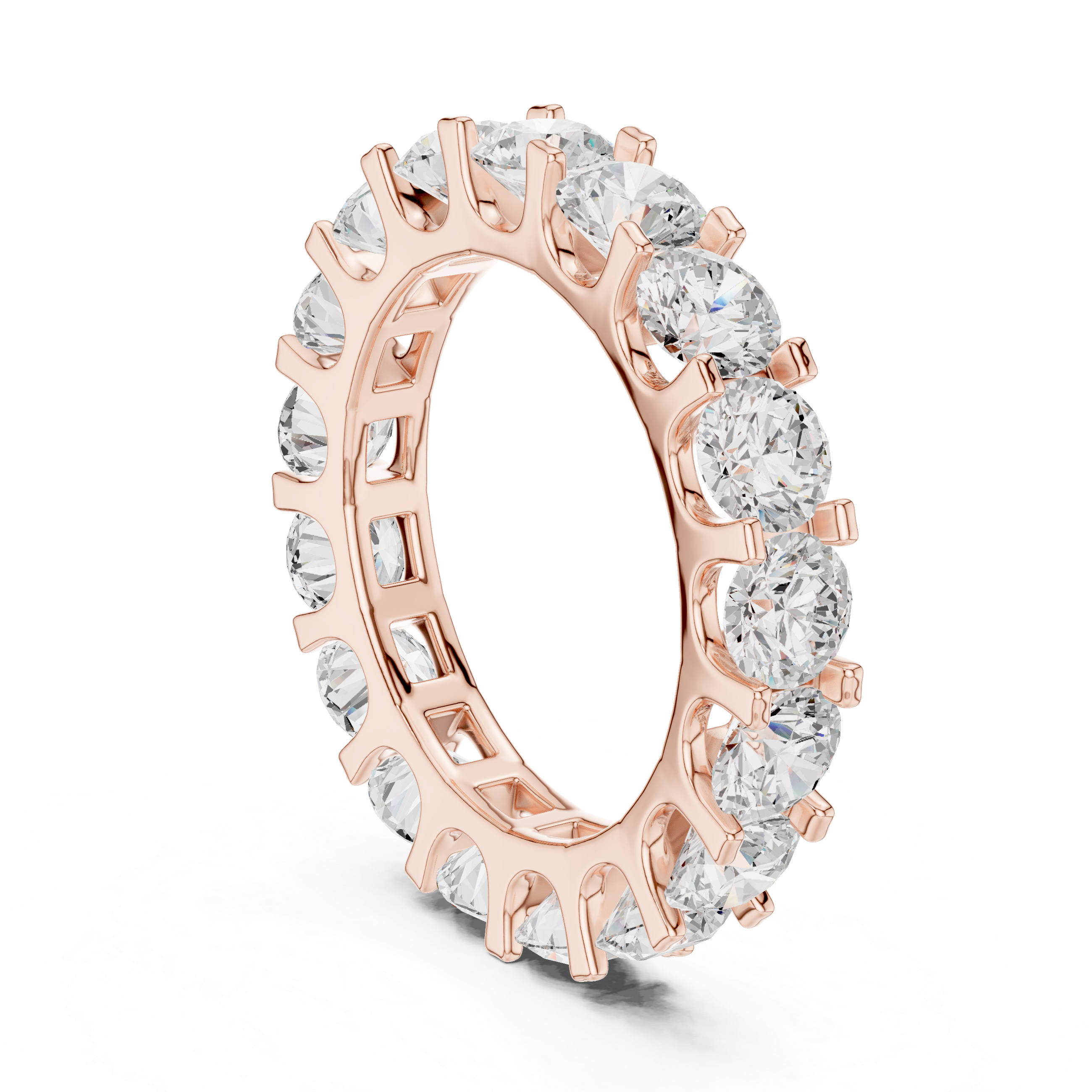 Vanya Asymmetrical Cluster Art Lab Grown Diamond Ring