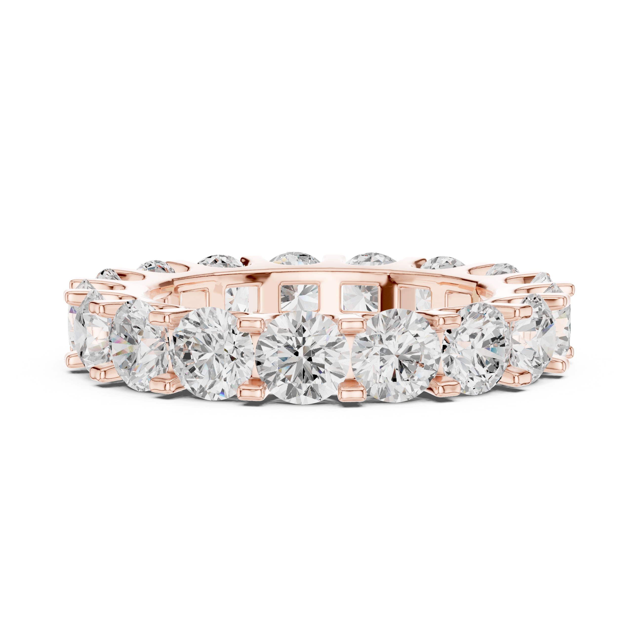 Vanya Asymmetrical Cluster Art Lab Grown Diamond Ring