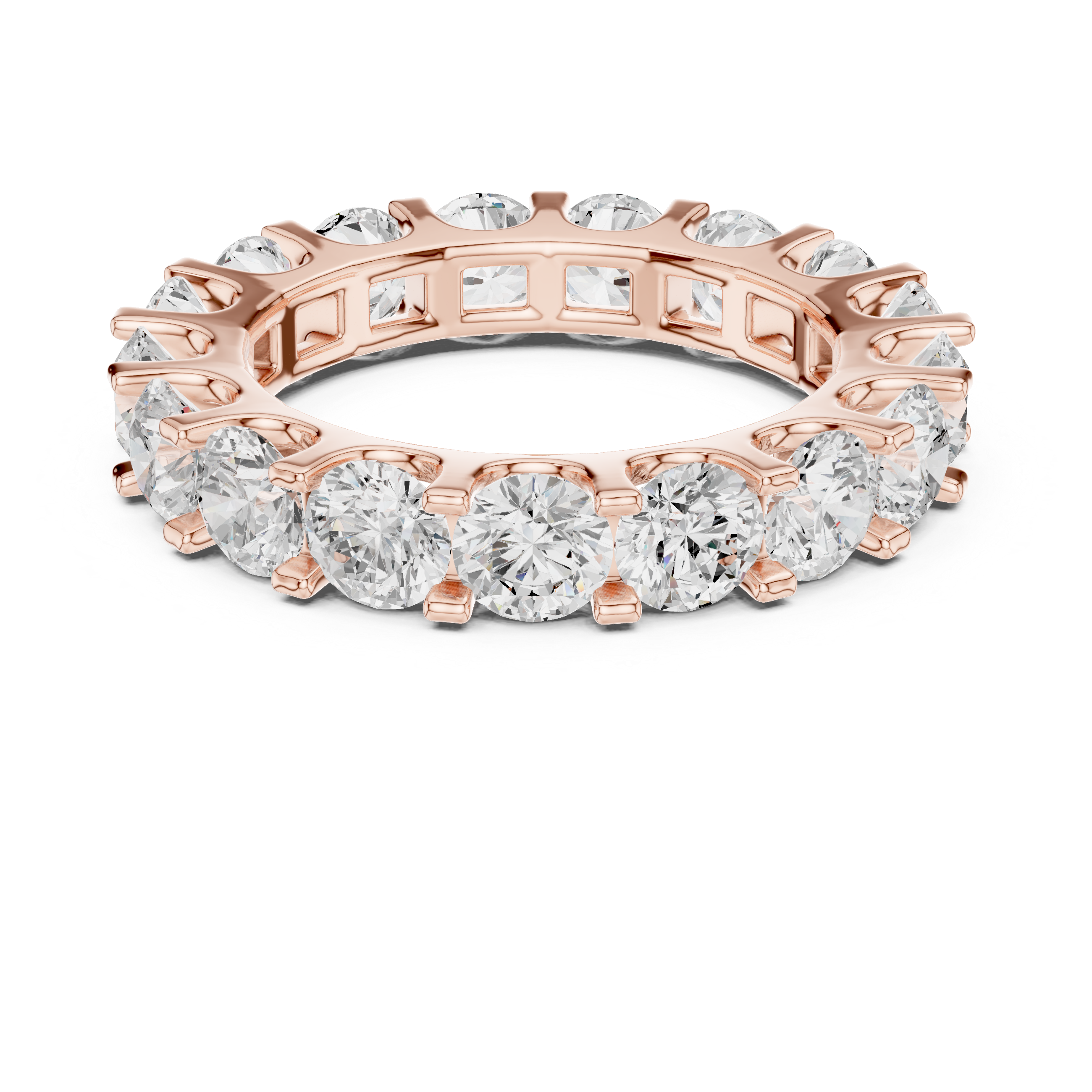 Vanya Asymmetrical Cluster Art Lab Grown Diamond Ring