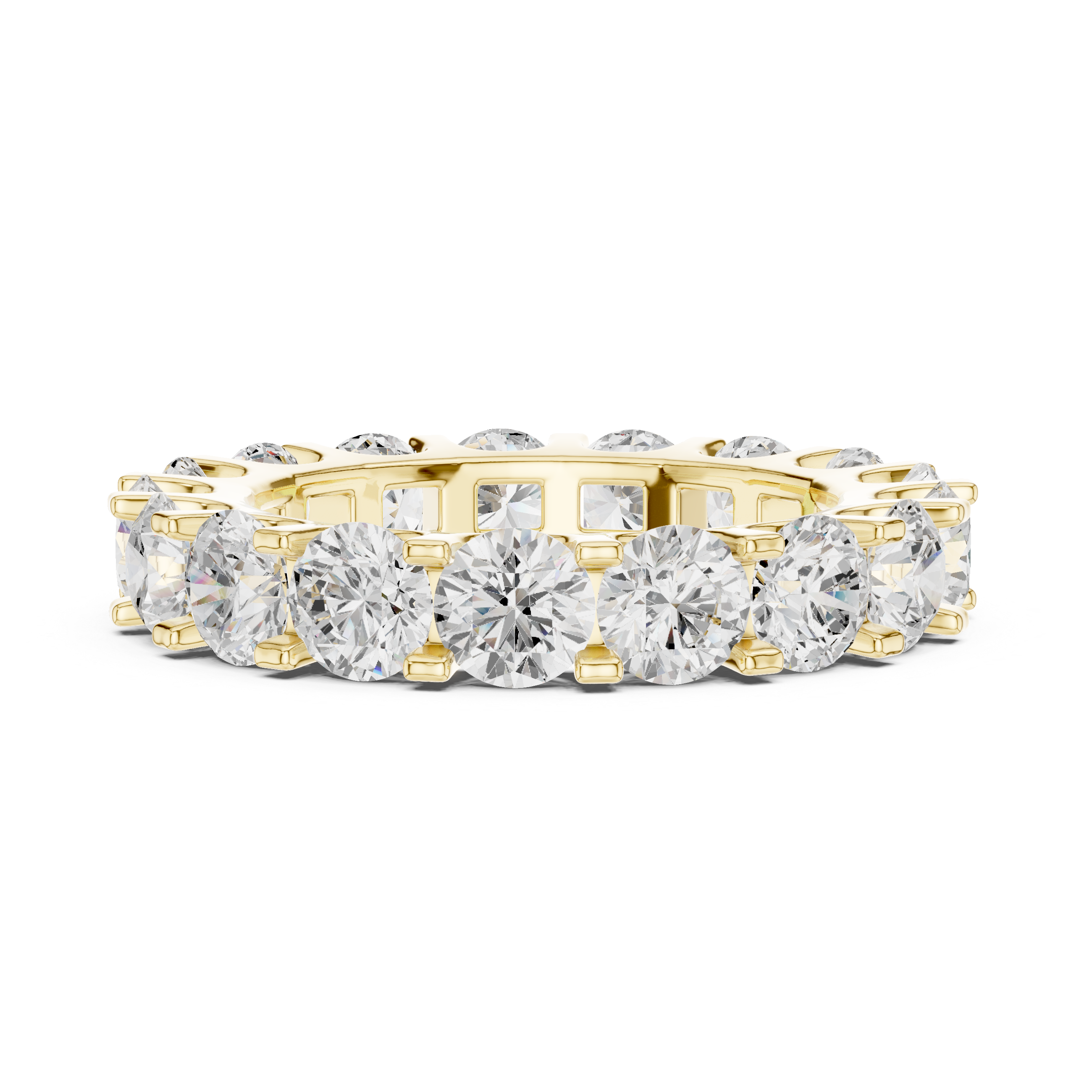 Vanya Asymmetrical Cluster Art Lab Grown Diamond Ring