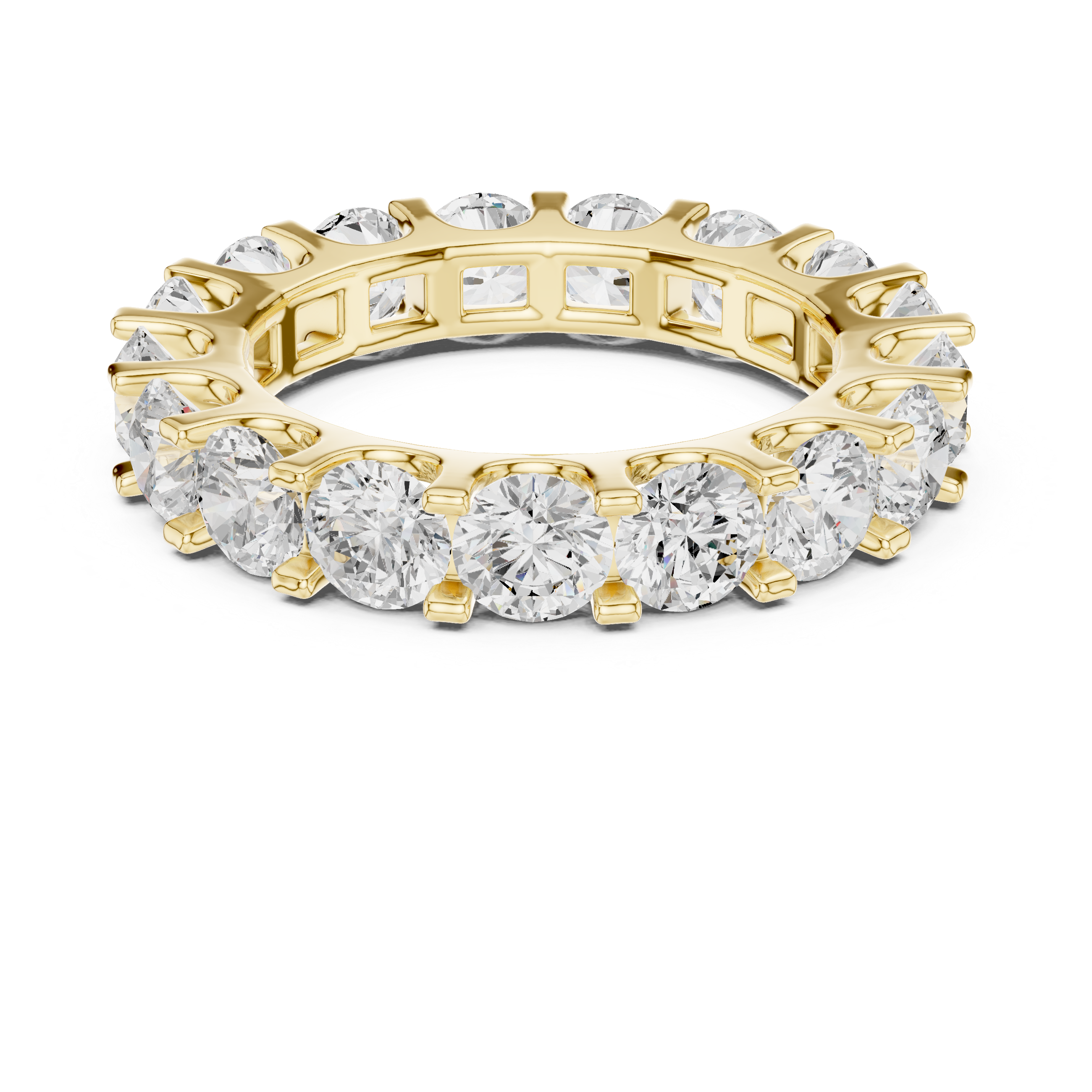 Vanya Asymmetrical Cluster Art Lab Grown Diamond Ring