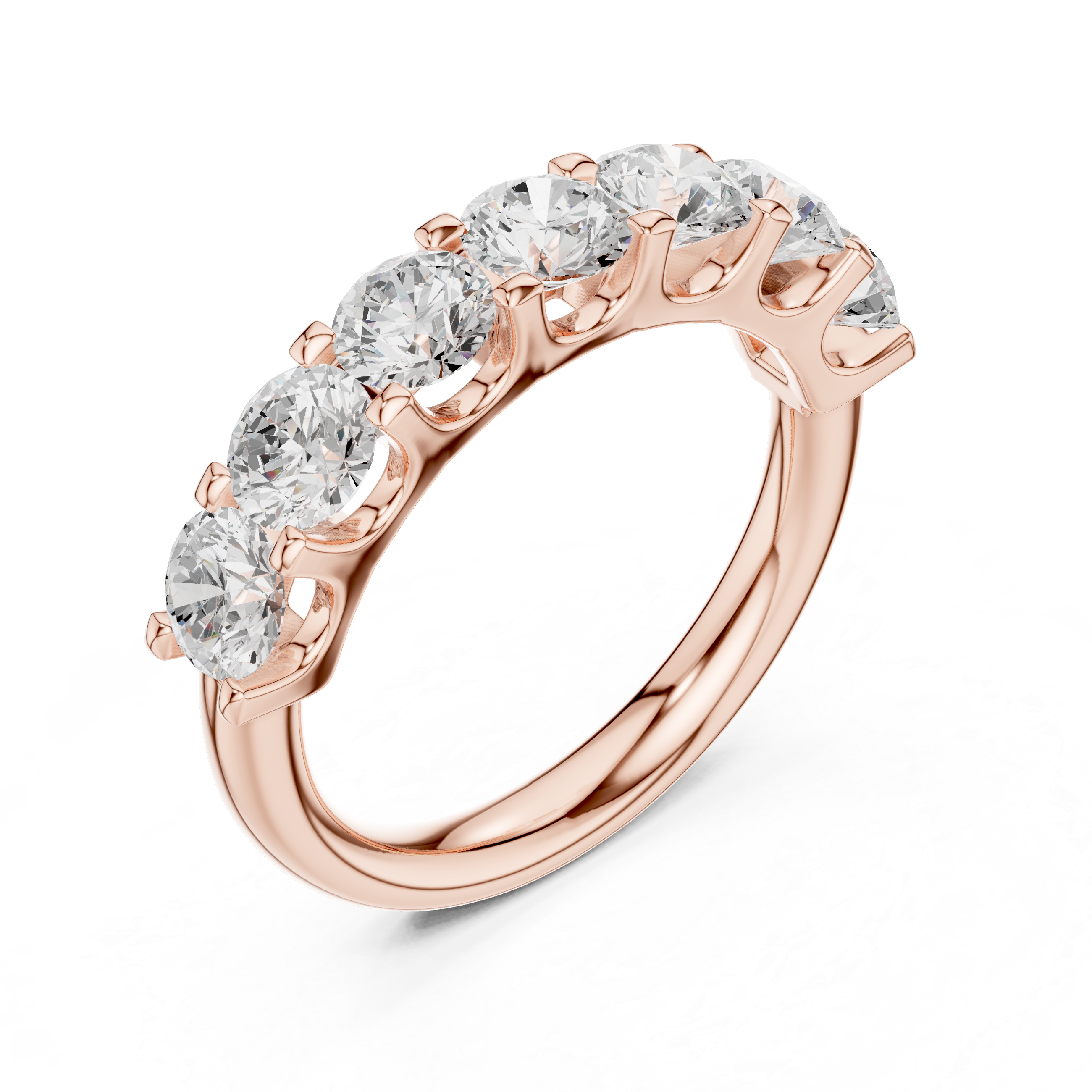 Amara Two Tone Interlocking Lab Grown Diamond Ring